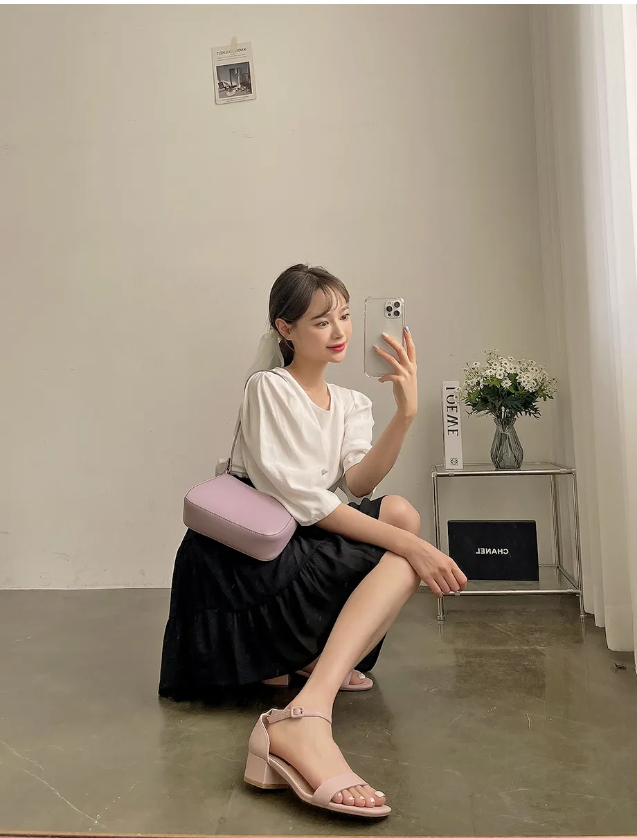 리리앤코 샤롤린 퍼프 블라우스