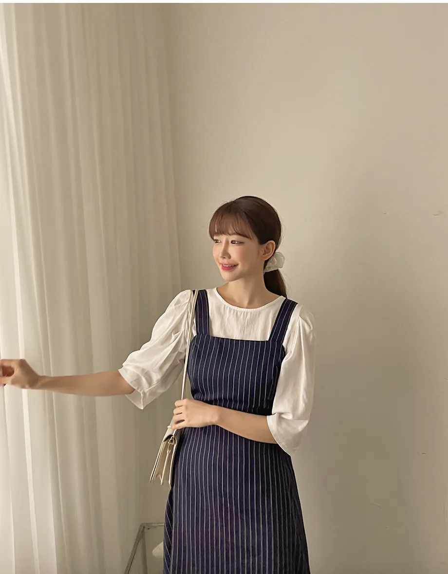 리리앤코 샤롤린 퍼프 블라우스