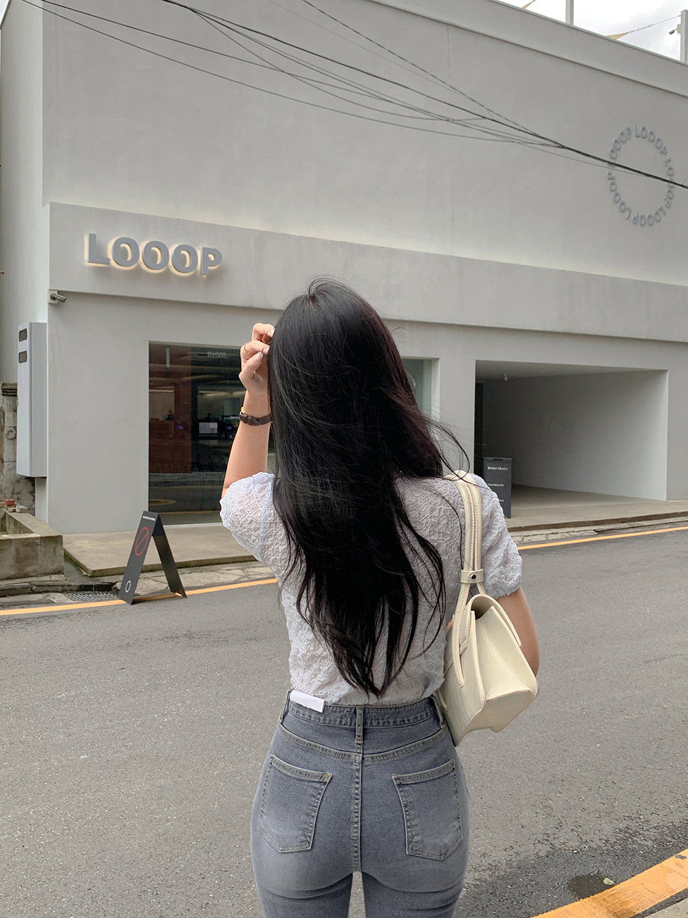 ウォッシングスリムフィットデニムパンツ | レディース