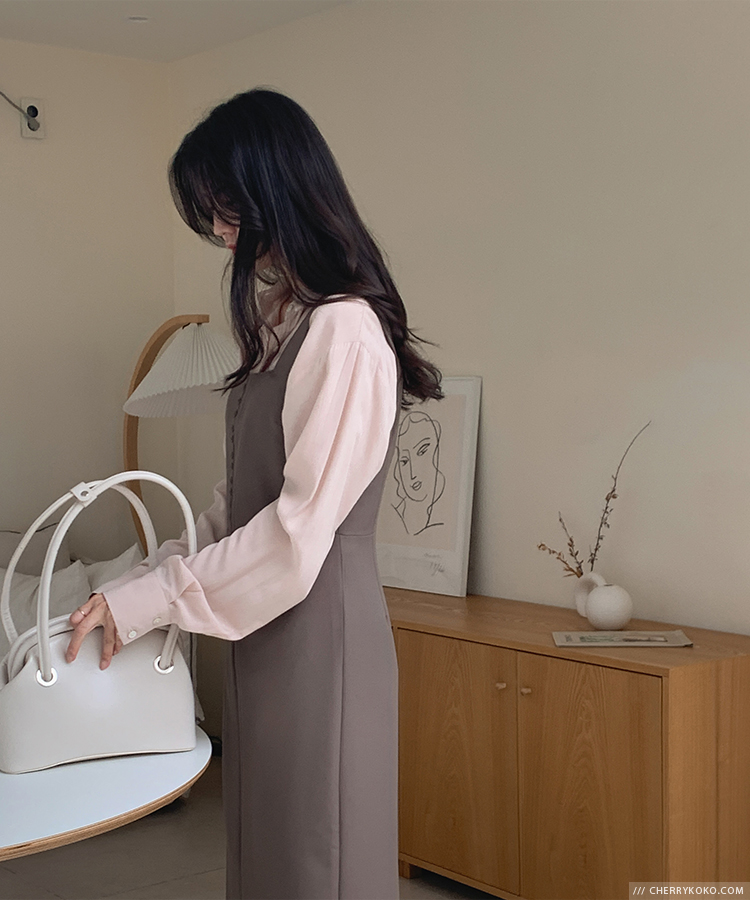 秋冬★CHICLINE★ヘリンボーンポケットHラインワンピース ボタンフライHラインワンピース | レディースファッション通販
