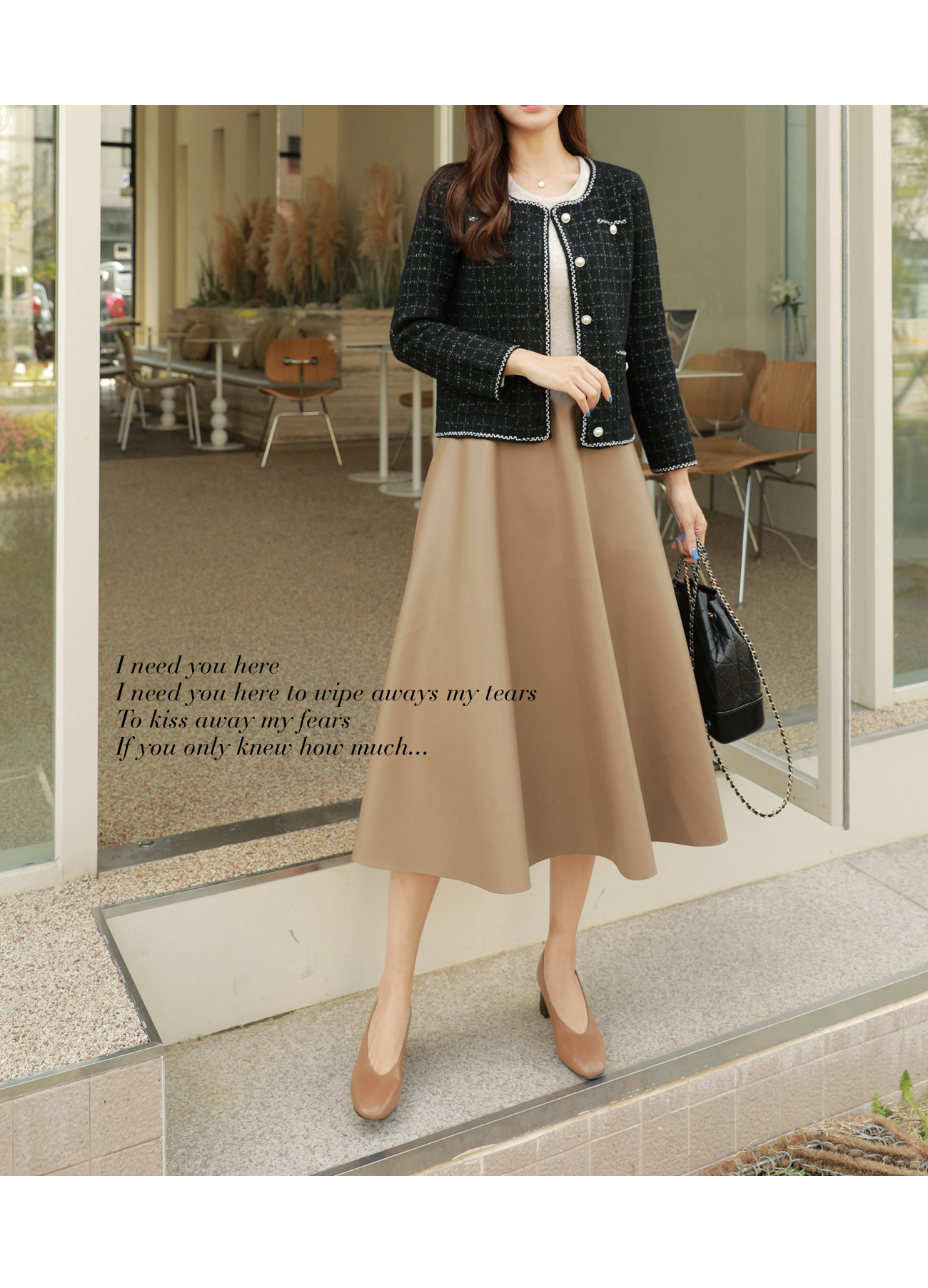 PLAGE[GIRL]ツイードノーカラージャケット plage（プラージュ）の「Tweed ジャケット（ノーカラー