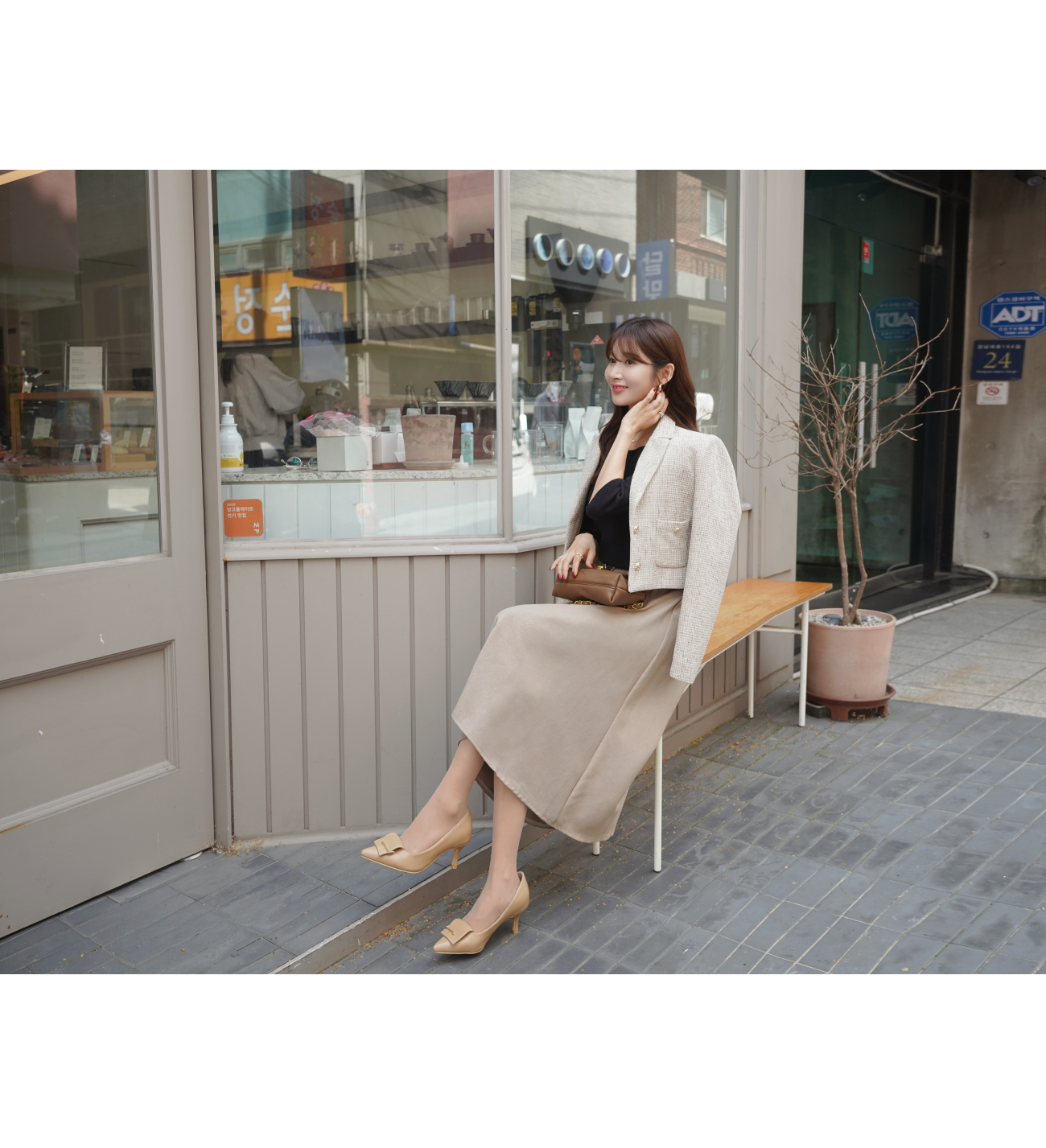 クロップドツイードジャケット | レディースファッション通販