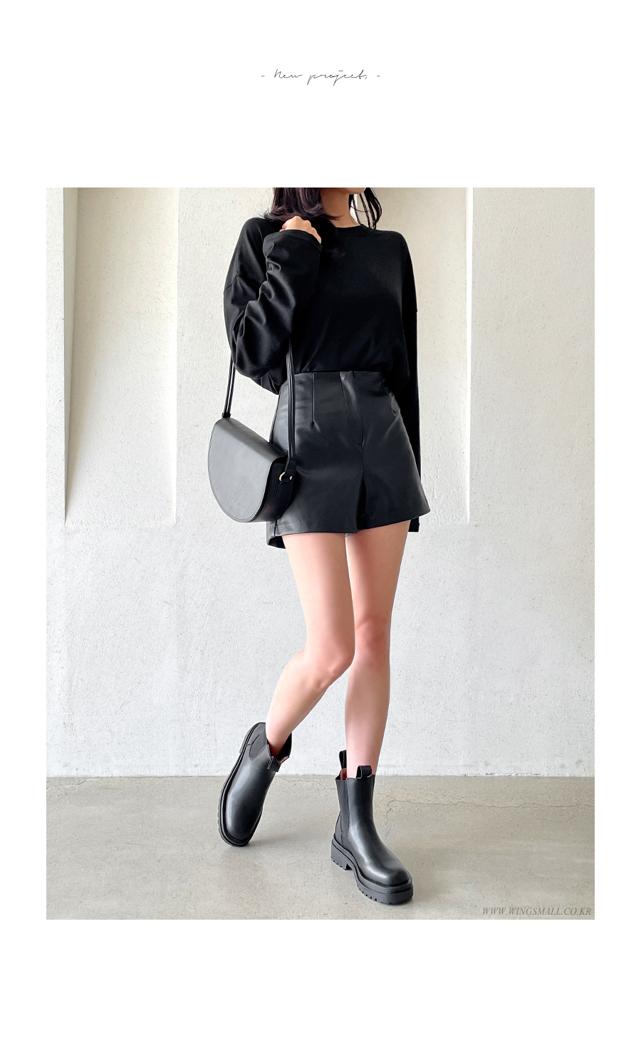 フェイクレザーショートパンツ | ファッション通販サイト NUGU