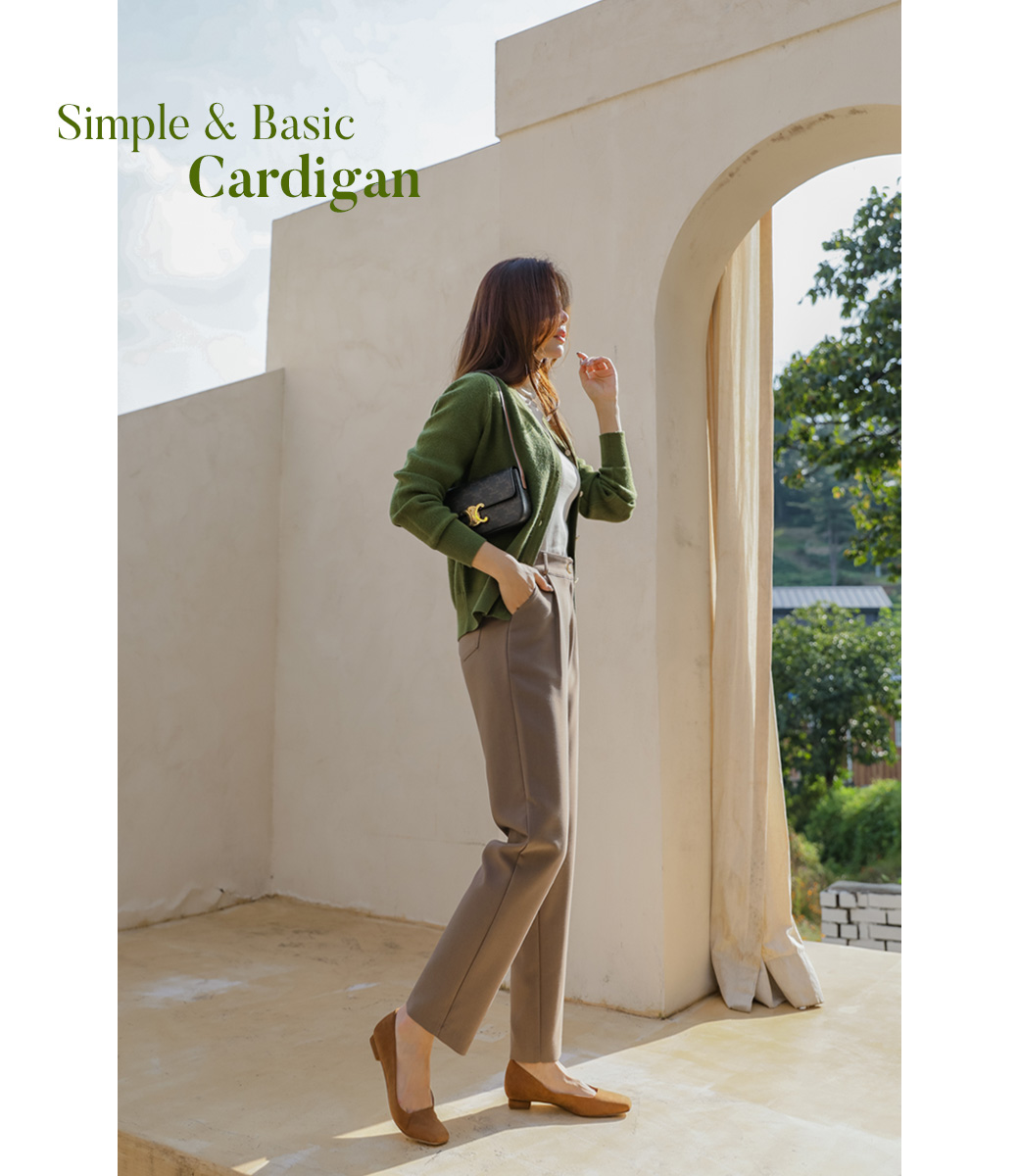 カシミヤ混カーディガン | レディースファッション通販 - DHOLIC