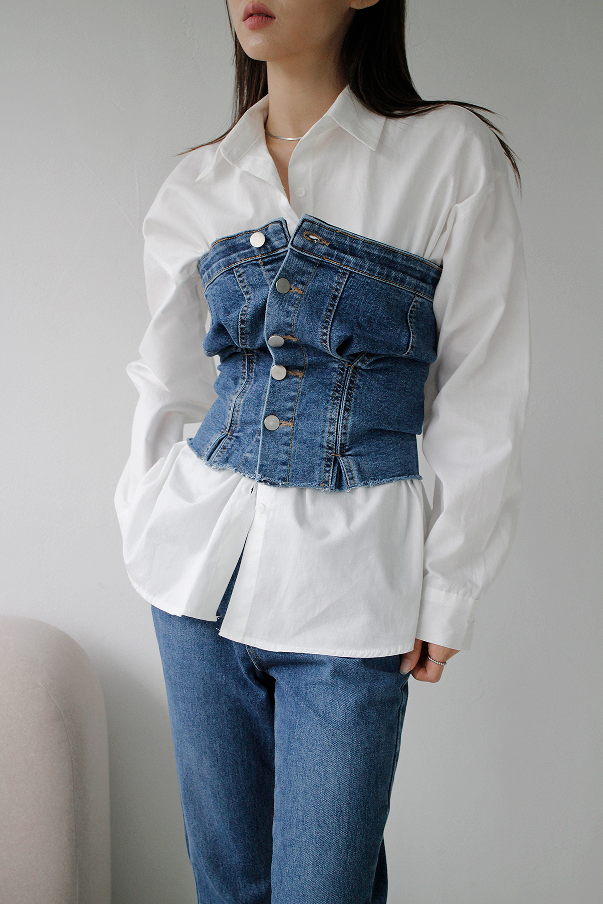 Maison Special / メゾンスペシャル | Multi Denim Wrap Belt
