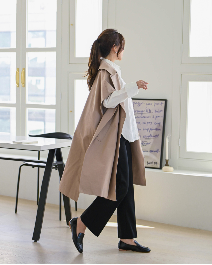 ケープ風トレンチコート | レディースファッション通販 - DHOLIC