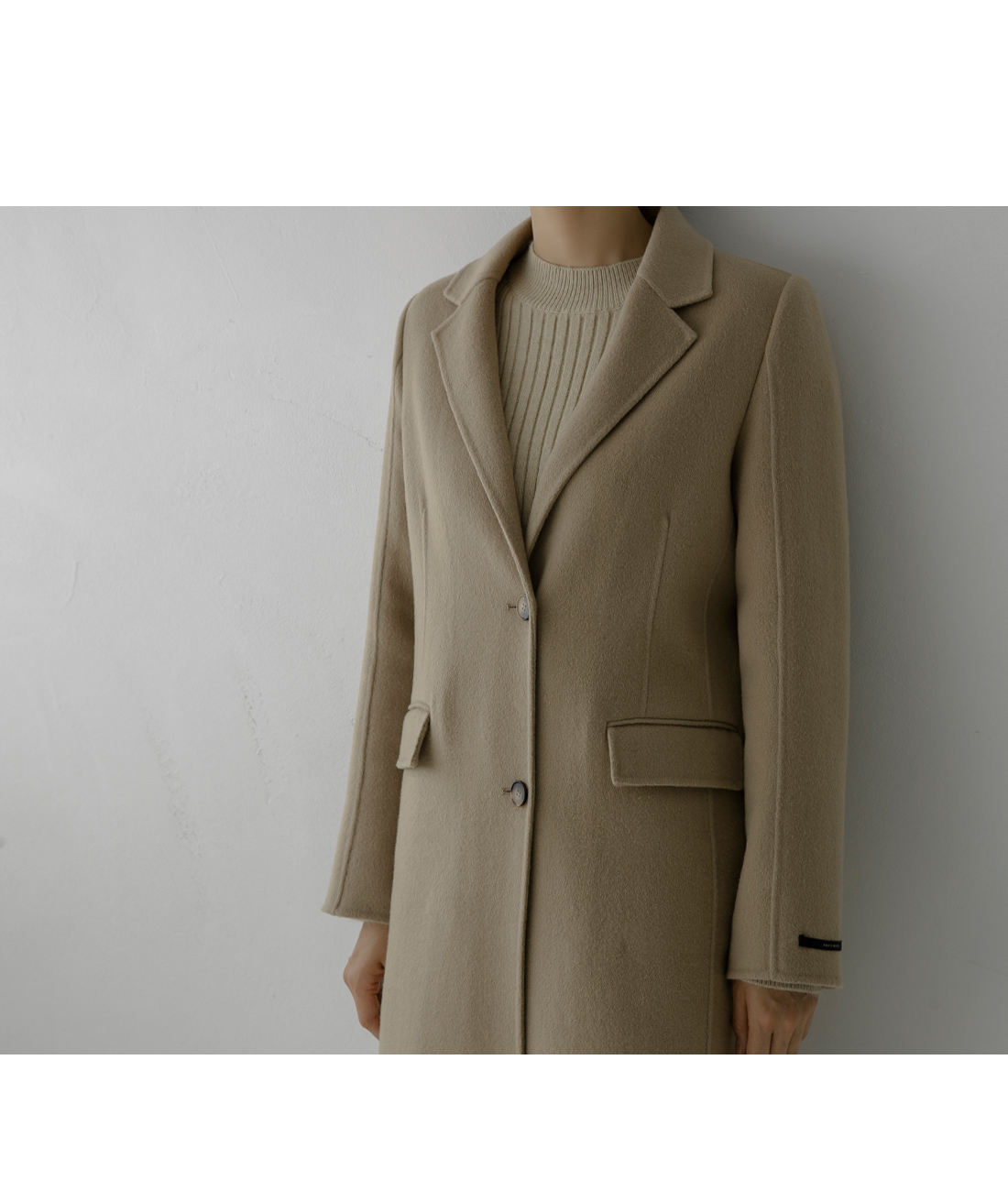★Savetheduck♦マージョリーロングパッド入りジャケット 肩パッド入りスリムロングコート | レディースファッション通販