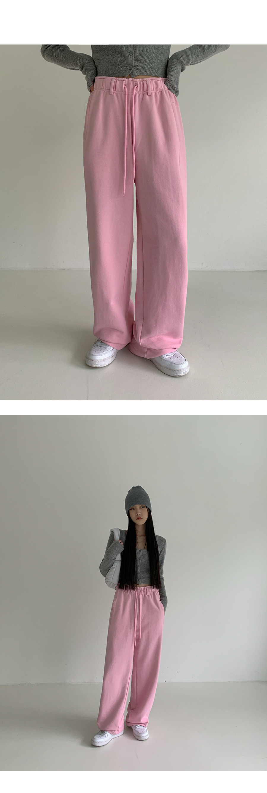 ベルトループポイントスウェットパンツ | レディース