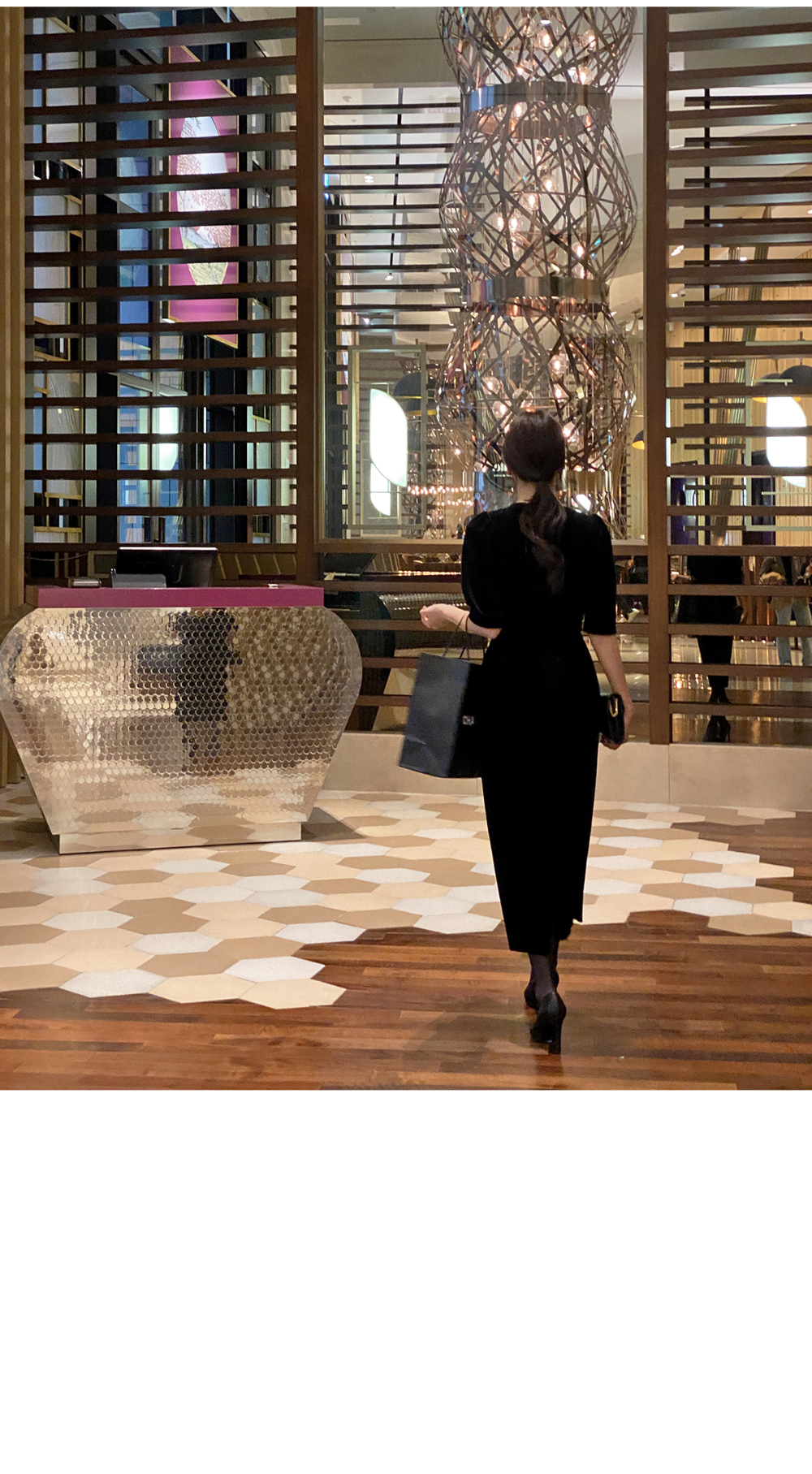 ベロアパフタックワンピース | レディースファッション通販 - DHOLIC