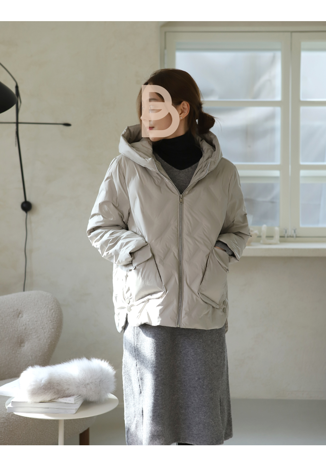 美品　CFCL ウール　サイドスリット　ニットワンピース　M サイドスリットニットワンピース | レディースファッション通販 - DHOLIC