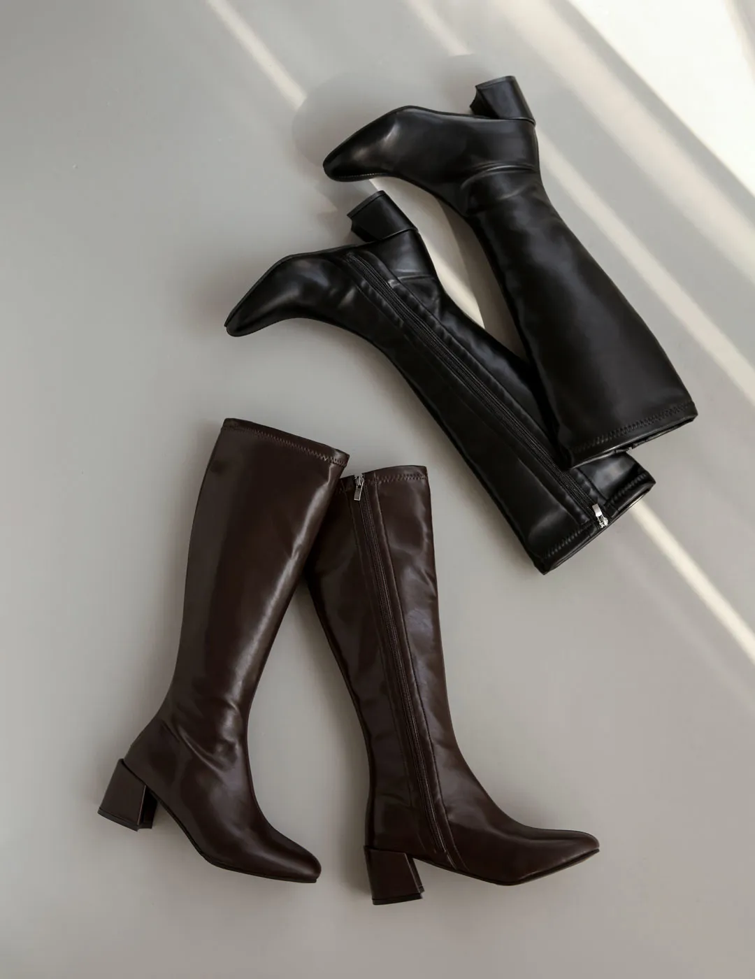 ☆超人気☆ファビオルスコーニ ロングブーツ ペコス チャンキーヒール  