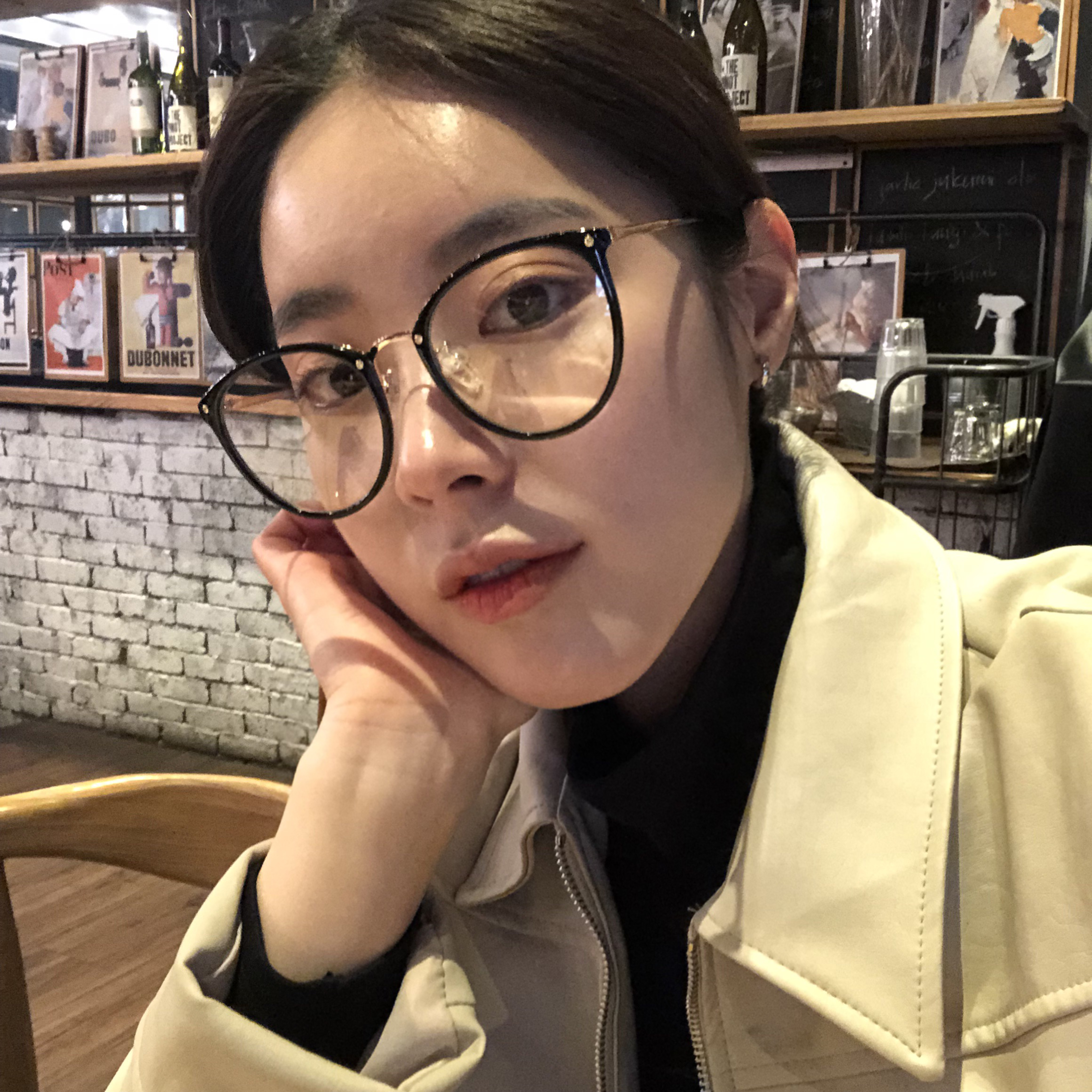 直営店仕入れ♪CH♪CH PLUS シンプル♪ゴールドメガネ ゴールド（金色）系 CHROME HEARTS CH PLUS(クロムハーツ CH