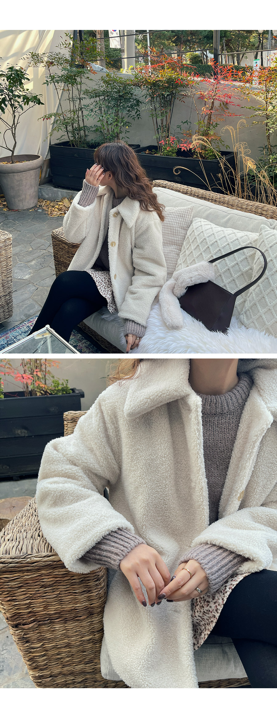 キルティング裏地ボアコート | レディースファッション通販 - DHOLIC