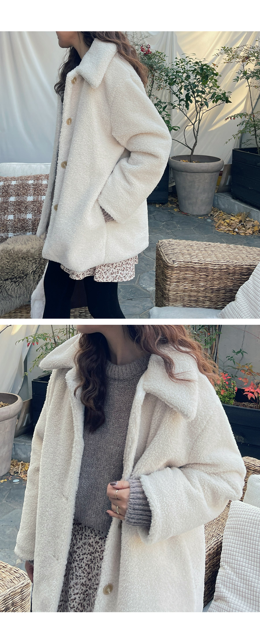 キルティング裏地ボアコート | レディースファッション通販 - DHOLIC