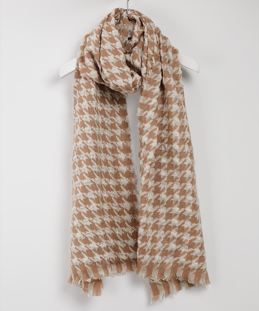 千鳥格子柄カシミヤマフラー | レディースファッション通販 - DHOLIC