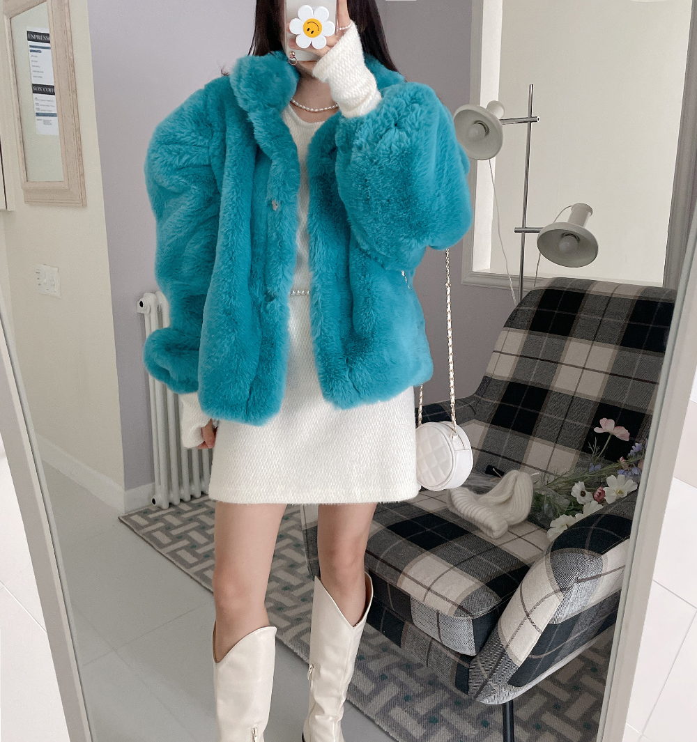 フェイクファーボリュームジャケット | レディースファッション通販