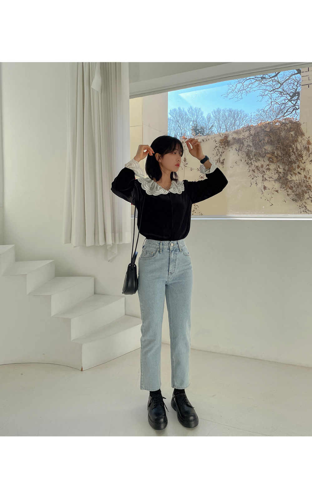 ライトブルーストレートデニムパンツ | レディースファッション ライトブルーストレートデニムパンツ | レディースファッション