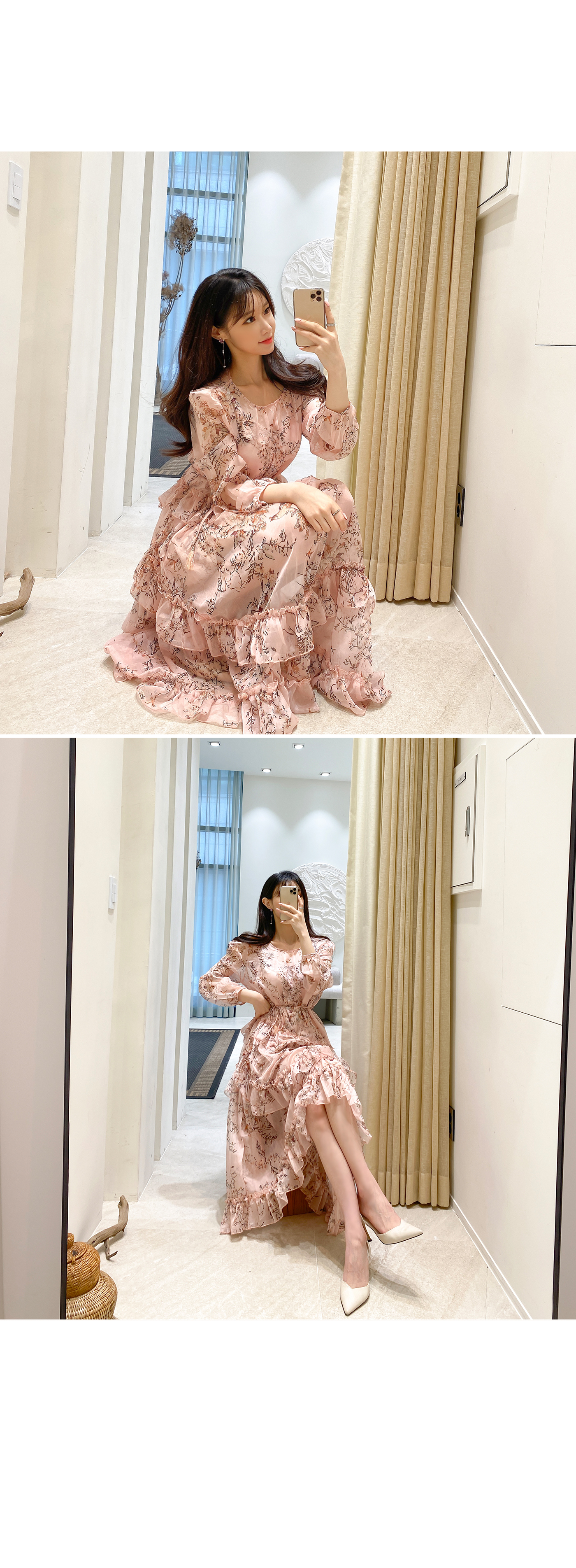 ストラップ&キャミ&花柄シフォンワンピースSET | レディース ストラップ&キャミ&花柄シフォンワンピースSET | レディース