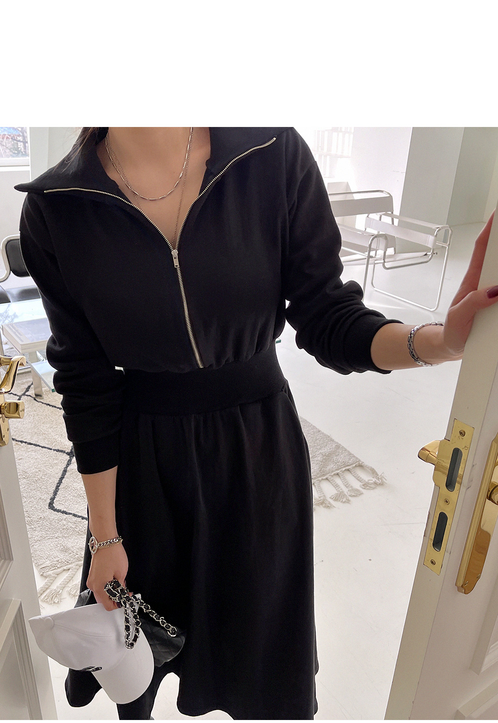ジップアップワンピース | レディースファッション通販 - DHOLIC