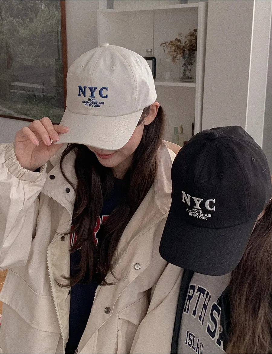 [FLIPPER] 正規品 NYC New York ニューヨーク 自由の女神像 刺繍 キャップ メンズ 深め 大きいサイズ 韓国 ブランド 帽子 ぼうし NYC刺繍キャップ | レディースファッション通販 - DHOLIC