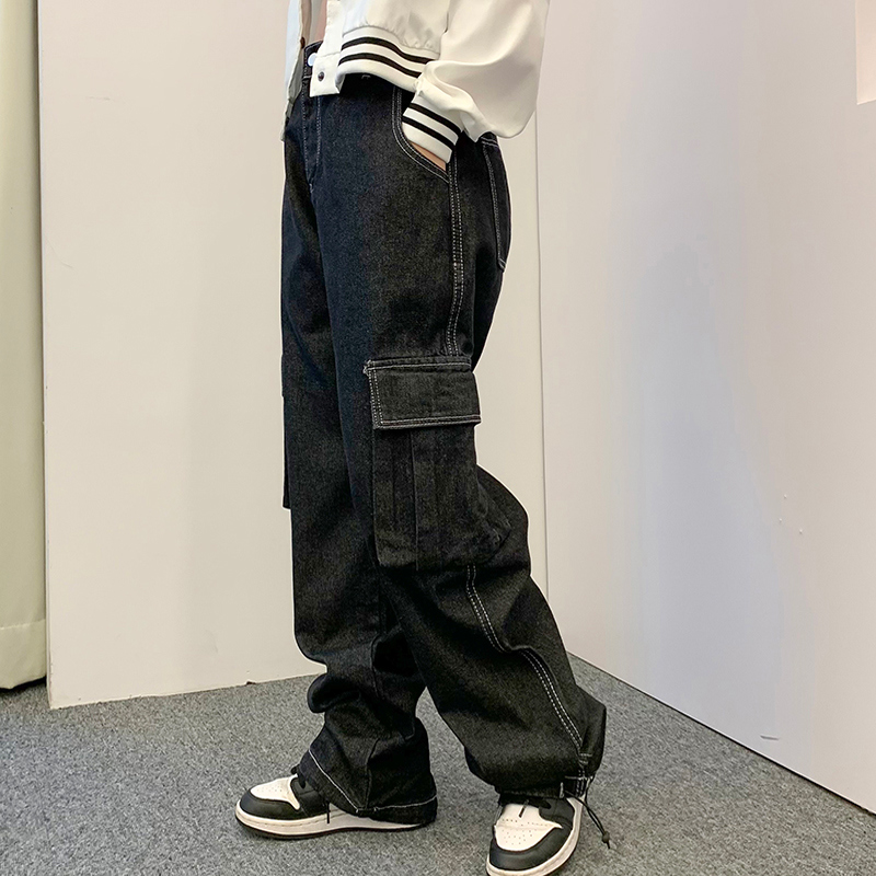 ドローコードカーゴワイドデニムパンツ | レディース