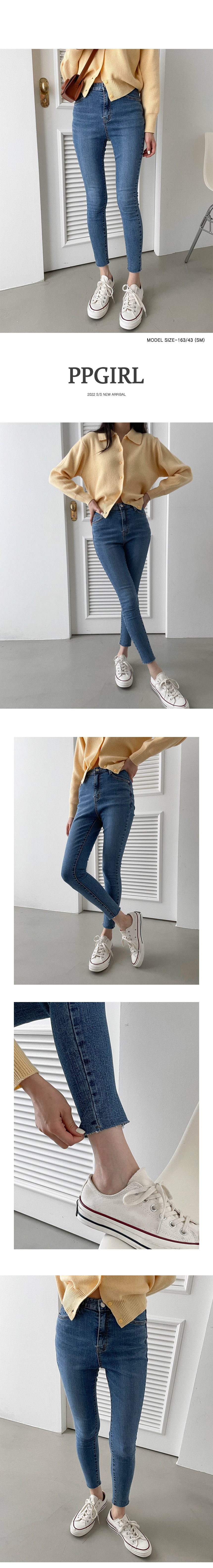 カットオフスキニーデニムパンツ | レディースファッション通販 カットオフスキニーデニムパンツ | レディースファッション通販