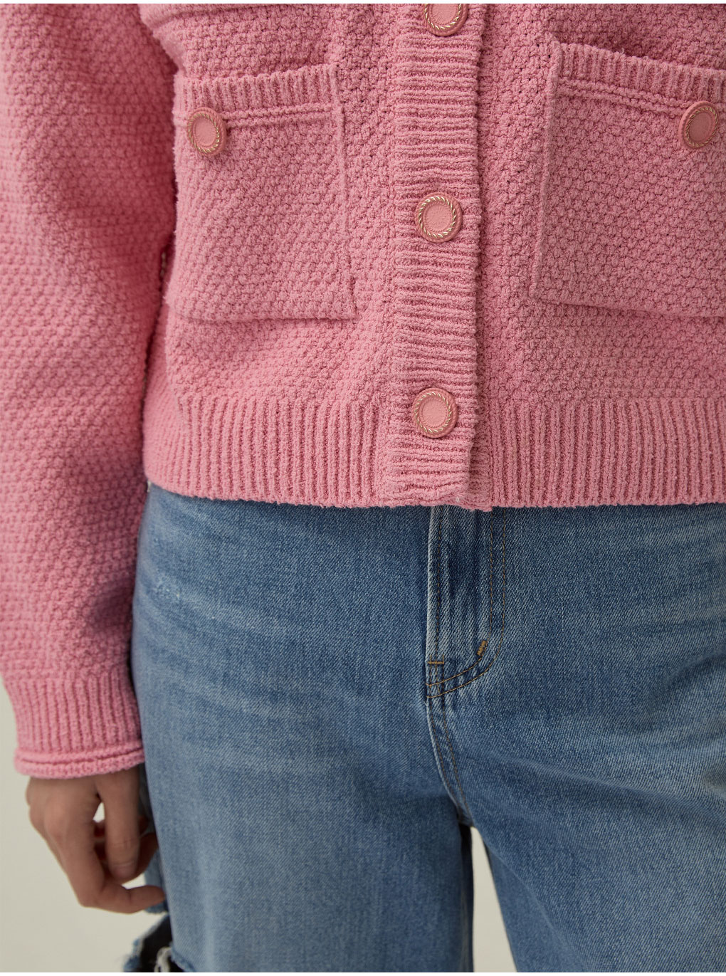 【全3色】ツイードカーディガン ピンク アイボリー ブラック【cardigan-0309ymmmouter】(lam)(0312) org.jpg