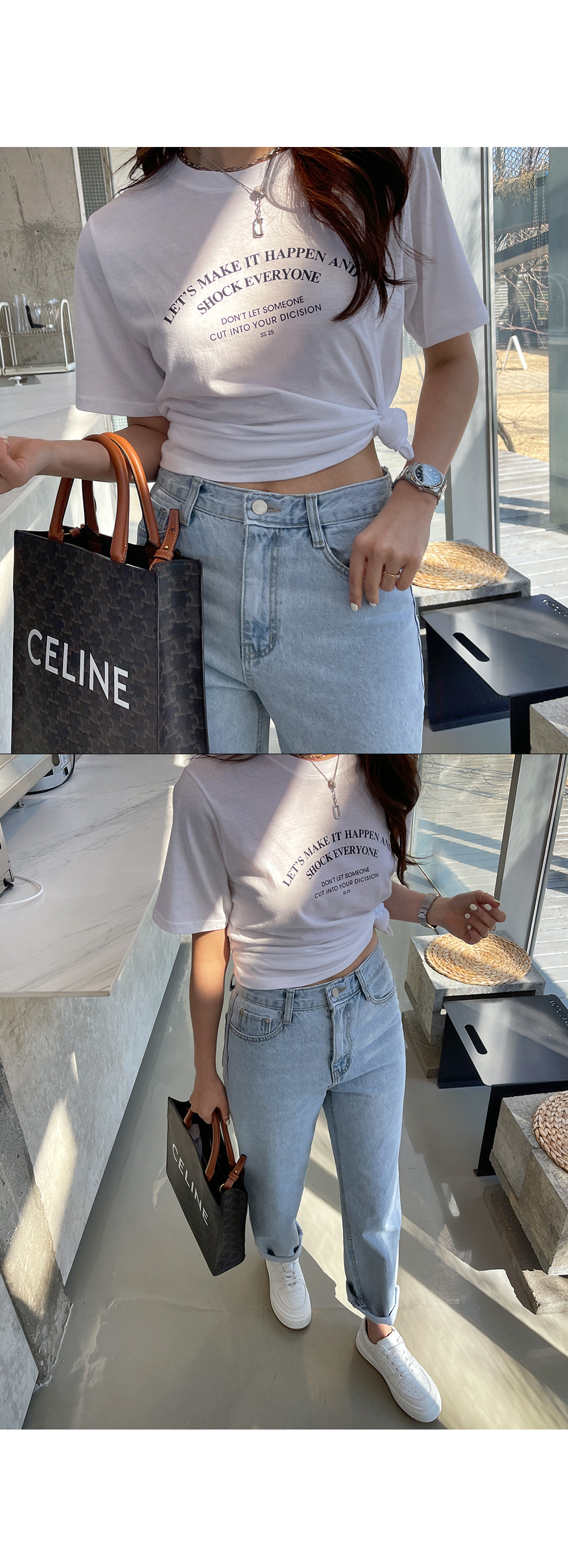 ストレートライトブルーデニムパンツ | レディースファッション通販