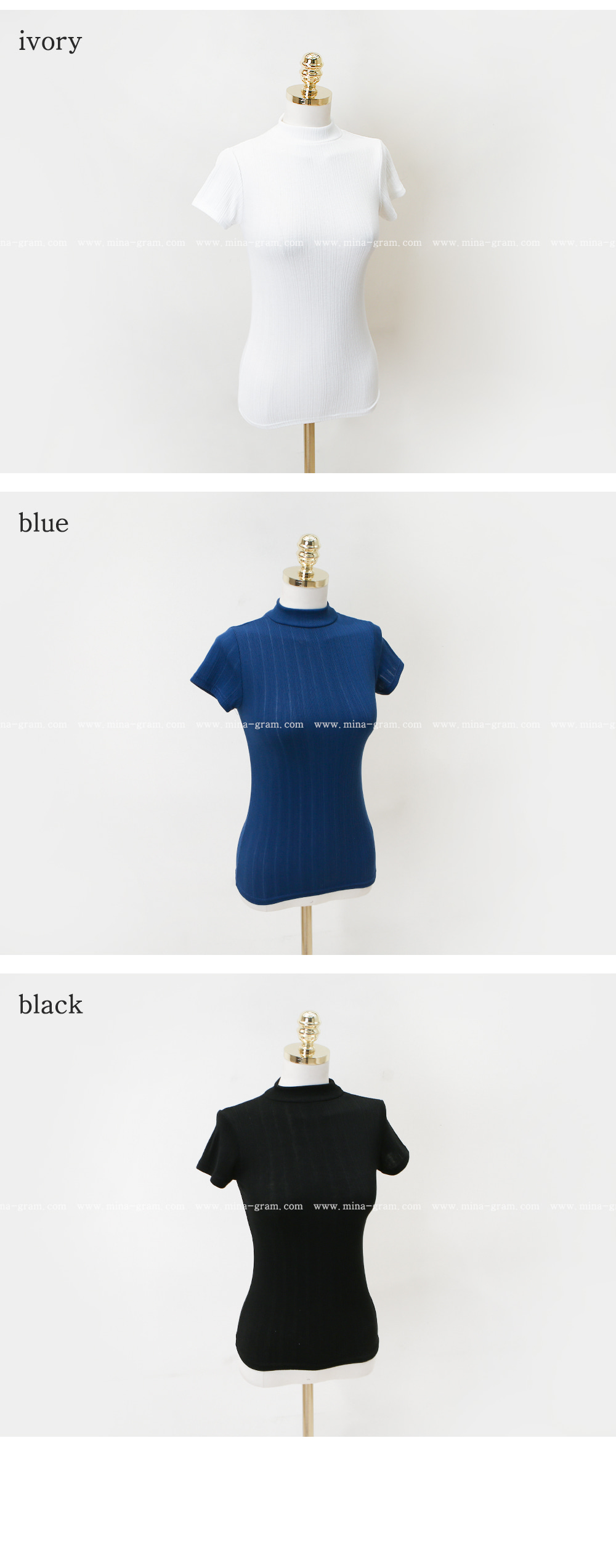 ボルビックレディース 韓国　モックシャツ　専用 大きいサイズ＞ロゴプリントゆるシルエット半袖Tシャツ（吸汗速