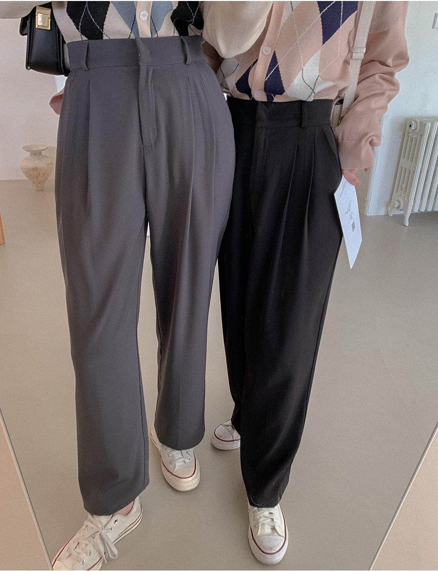 超ポイントアップ祭 3TYPEツーピンタックワイドスラックスパンツ | レディース パンツ