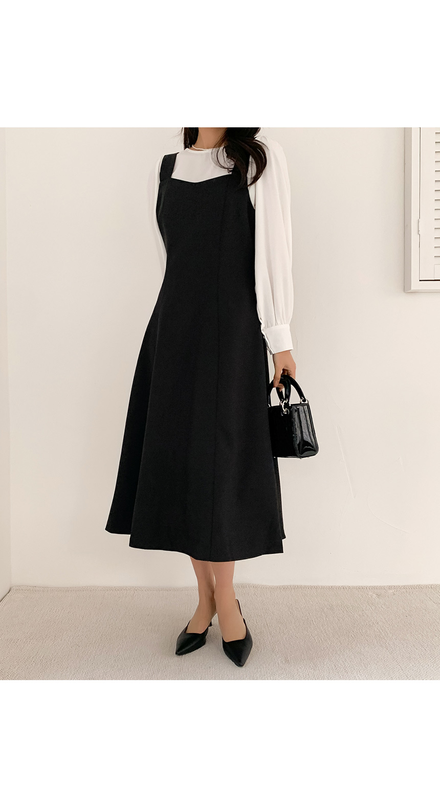 ダーツラインフレアワンピース | レディースファッション通販 - DHOLIC