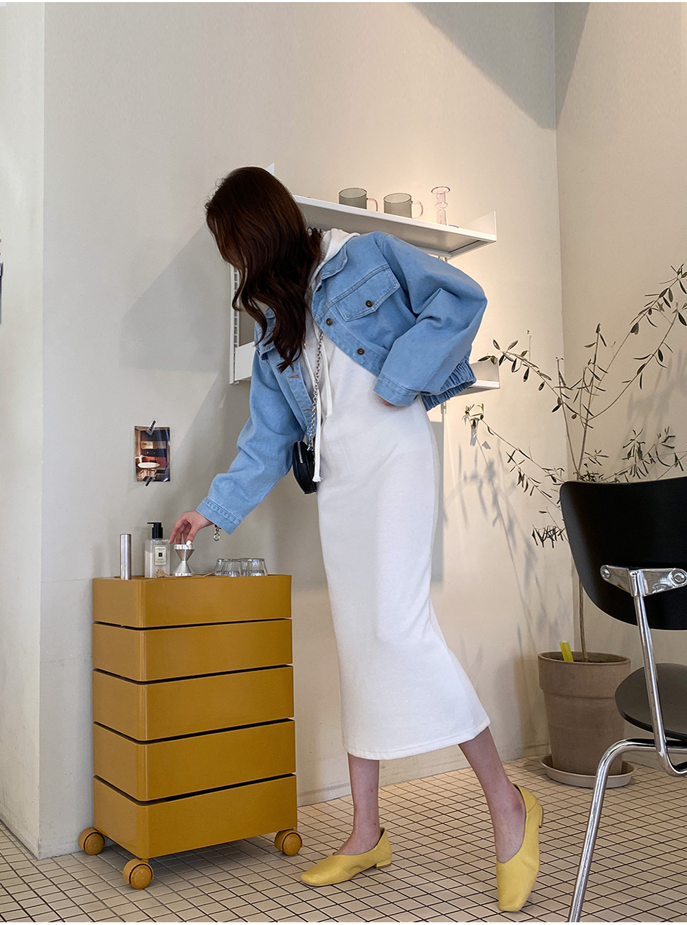 アルページュストーリー　パール付きデニムジャケット ライトブルー AGOLDE】PALMER JACKET／デニムジャケット｜THE STORE by C