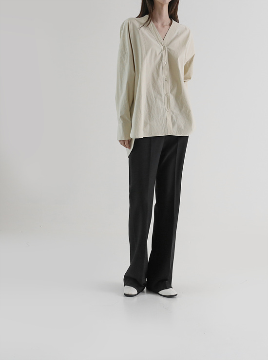 ノーカラーシャツ | レディースファッション通販 - DHOLIC