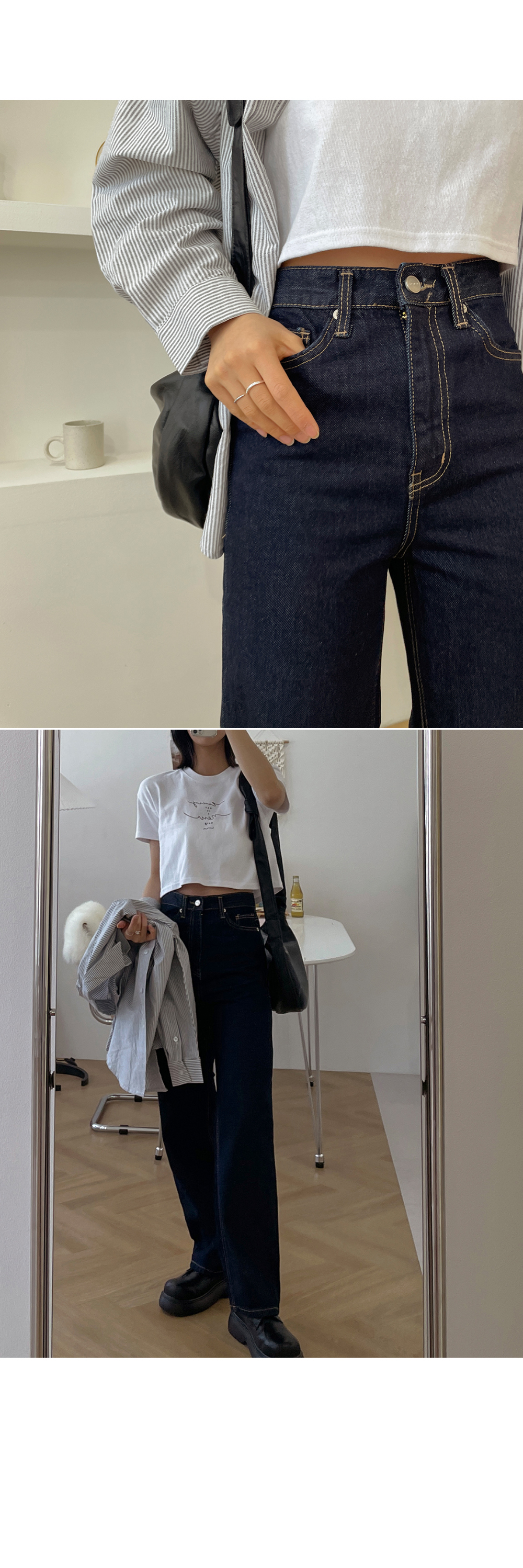 ハイウエストワイドデニムパンツ | レディースファッション通販