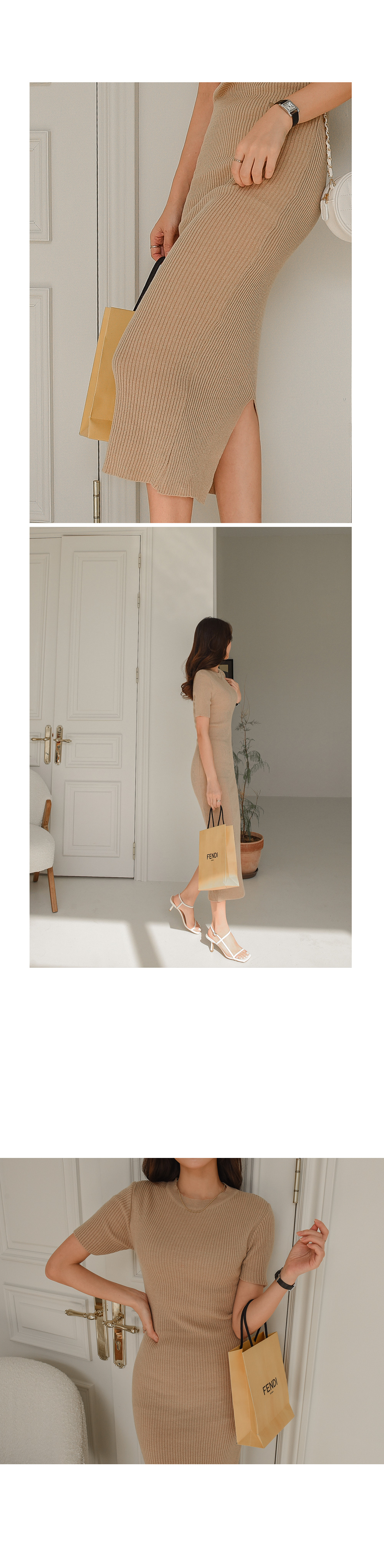 半袖ニットワンピース | レディースファッション通販 - DHOLIC