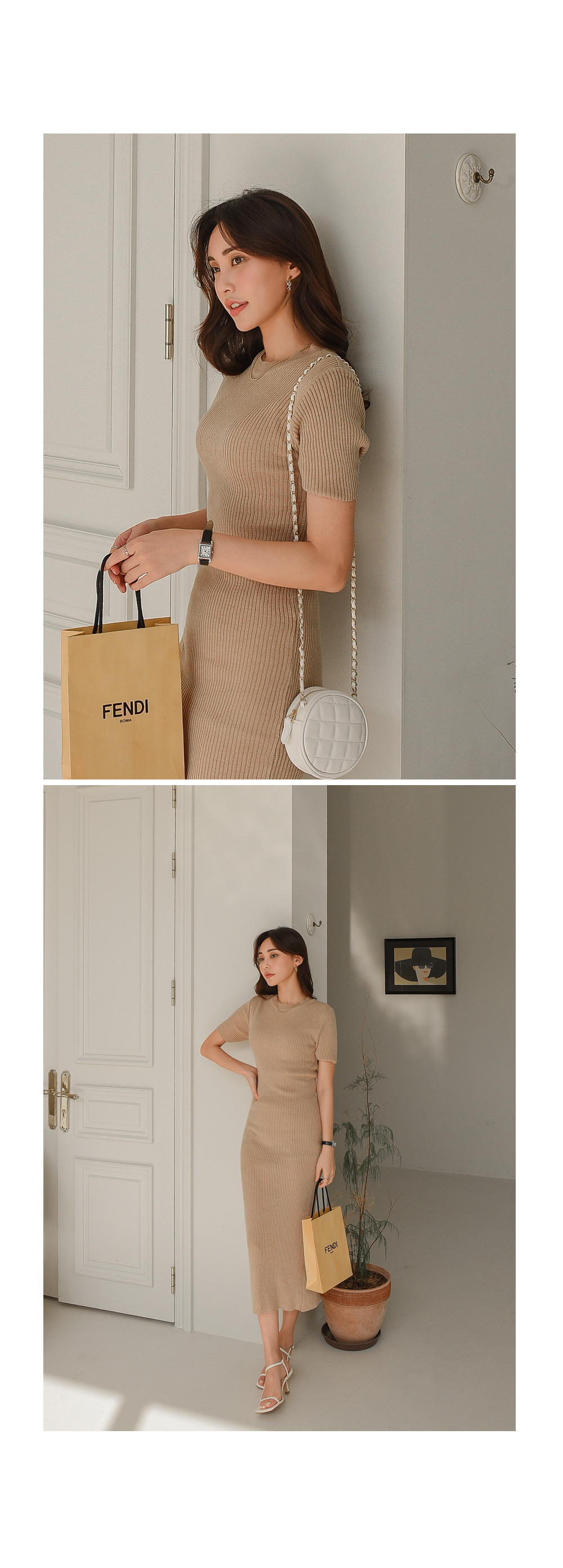 半袖ニットワンピース | レディースファッション通販 - DHOLIC