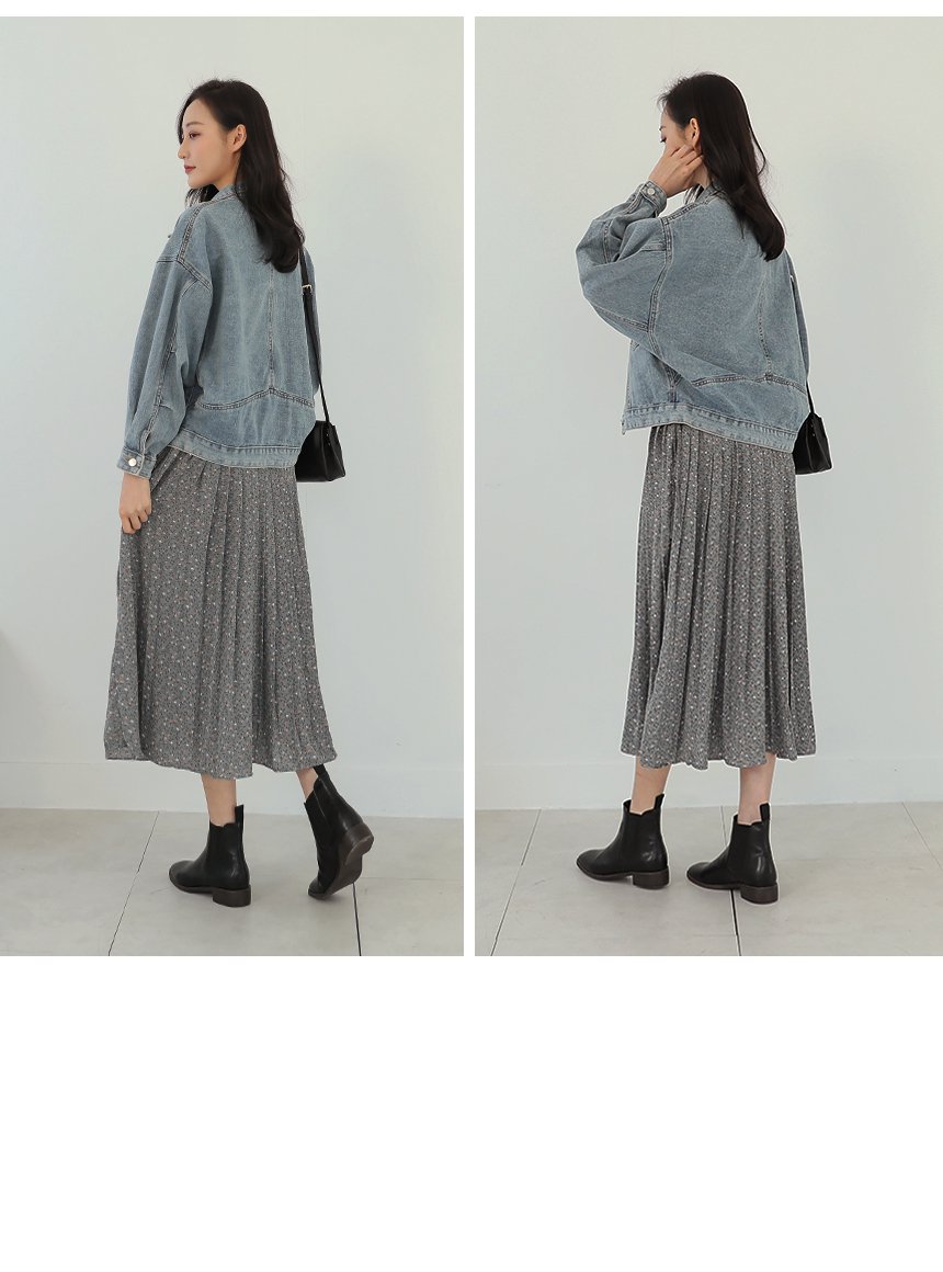 袖タックデニムジャケット | レディースファッション通販 - DHOLIC