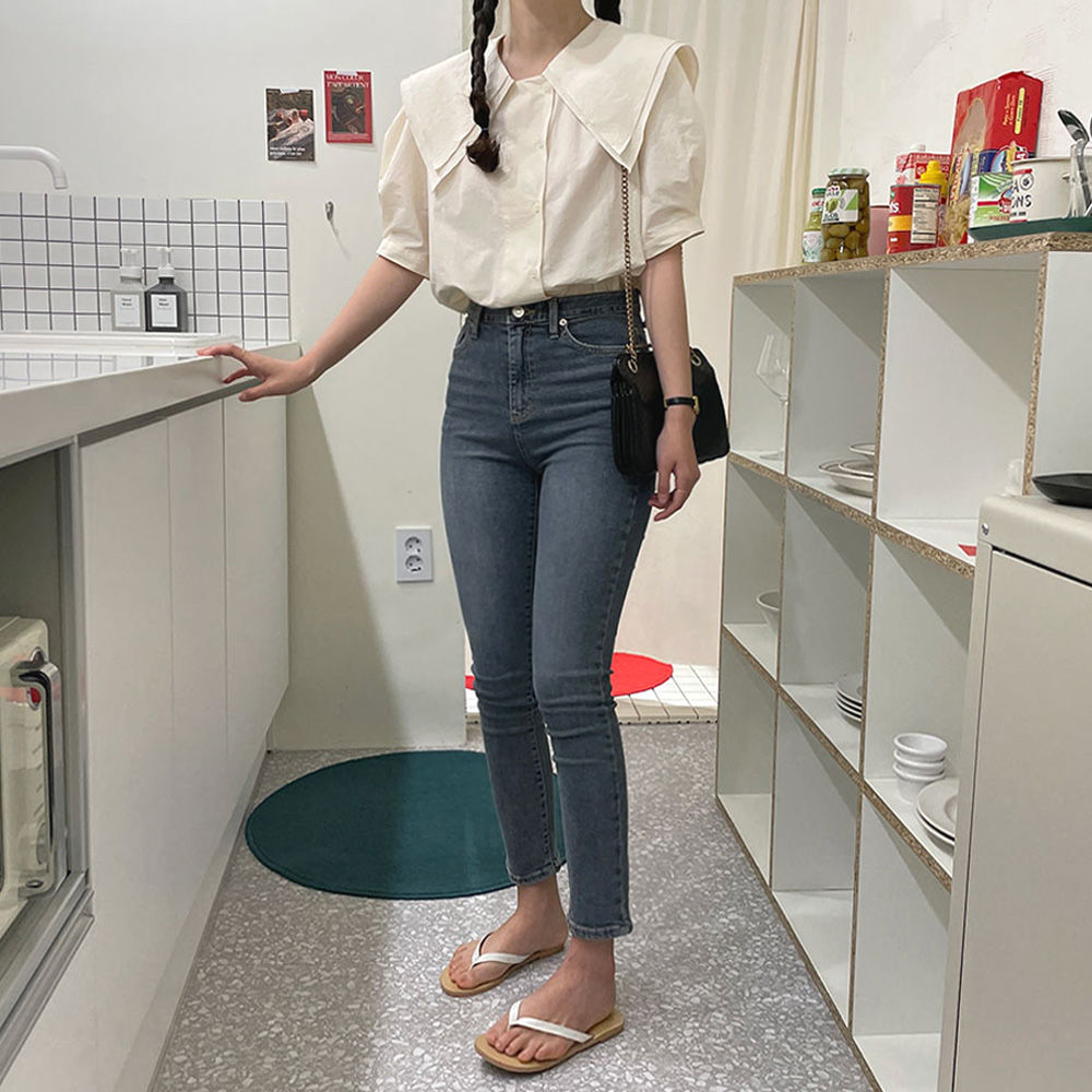 ウォッシングスキニーデニムパンツ | レディースファッション