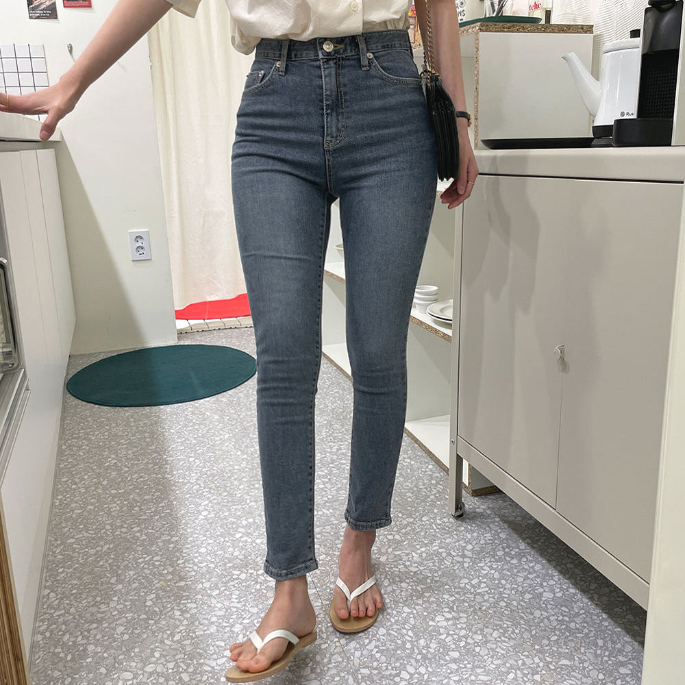 ウォッシングスキニーデニムパンツ | レディースファッション ウォッシングスキニーデニムパンツ | レディースファッション