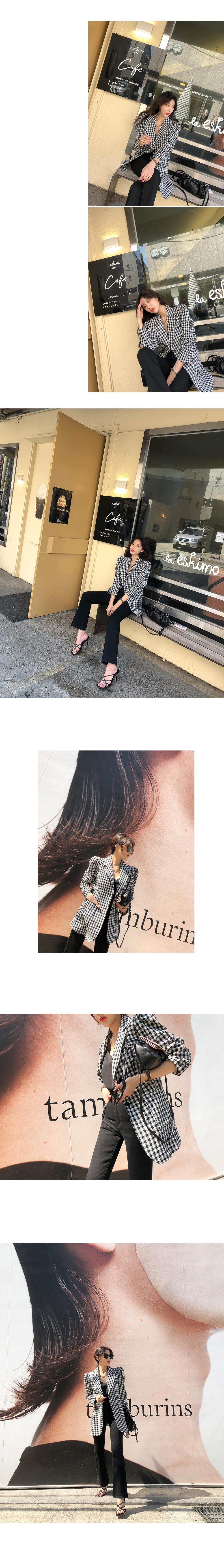 【MSGM】コットン&リネン混 ブレザー ギンガム ノンアイロン スーピマコットンストレッチ ギンガムチェック