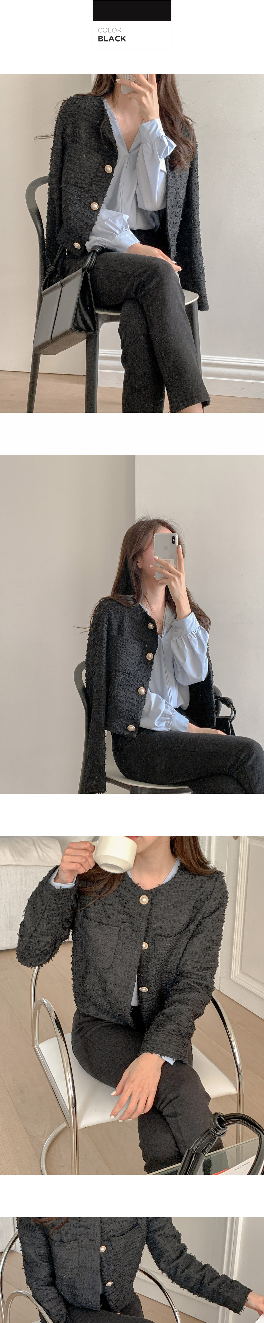 クロップドツイードジャケット | レディースファッション通販