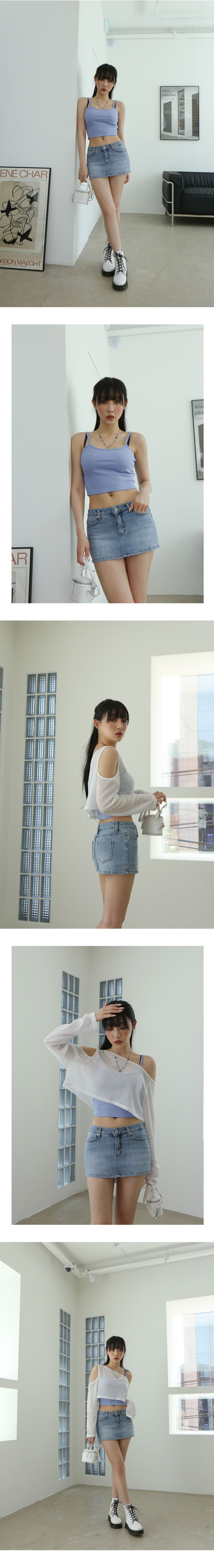 スリムクロップドキャミソール | レディースファッション通販 - DHOLIC