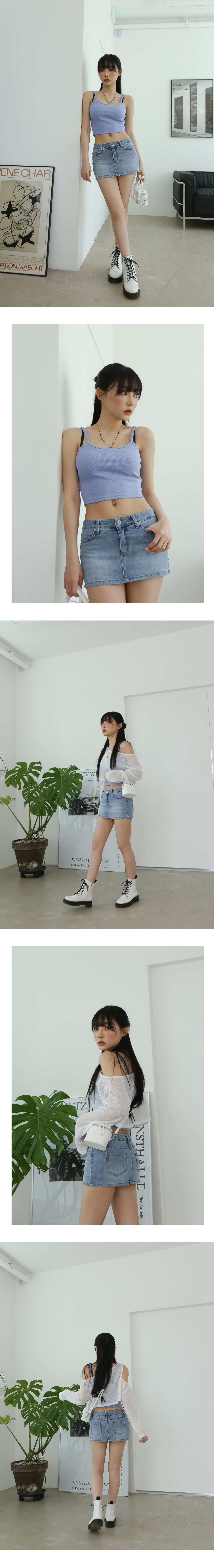 スリムクロップドキャミソール | レディースファッション通販 - DHOLIC