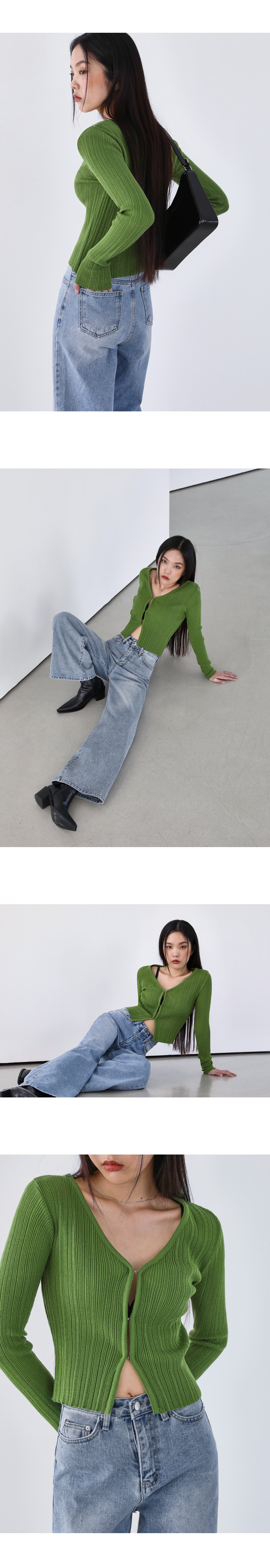 フロントホックVネックカーディガン | レディースファッション通販