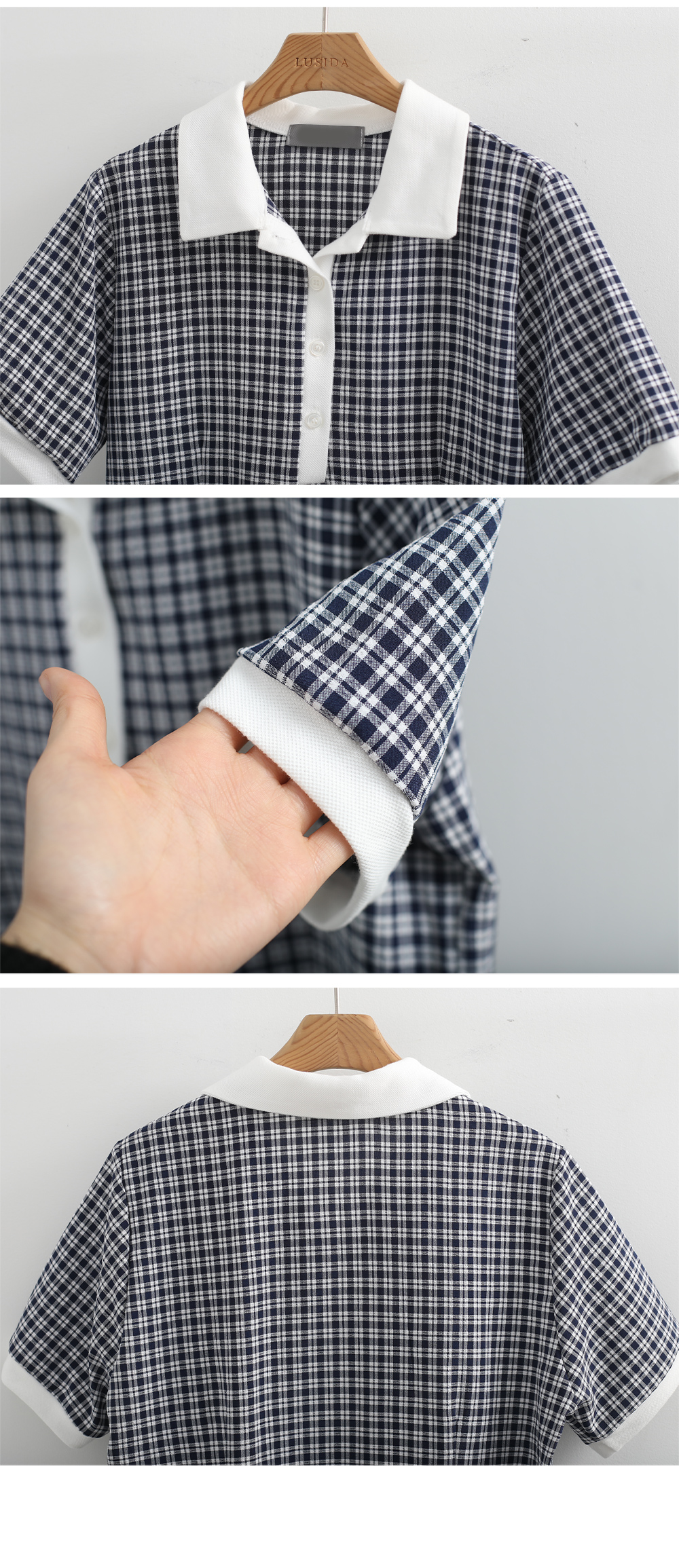 美品！diagramの配色ワンピース 配色ステッチジップミニワンピース | FREE'S MART（フリーズ