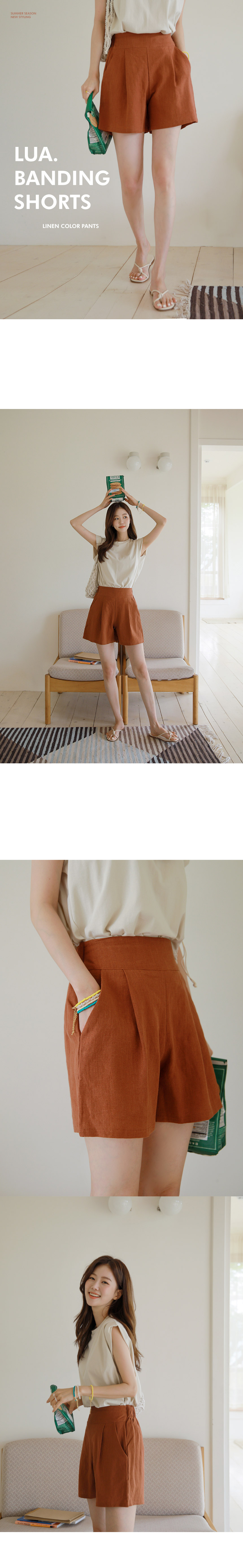 新品未使用 シーニュ　フロントタックショートパンツ miniqu 0サイズ リネンフロントタックショートパンツ | レディースファッション