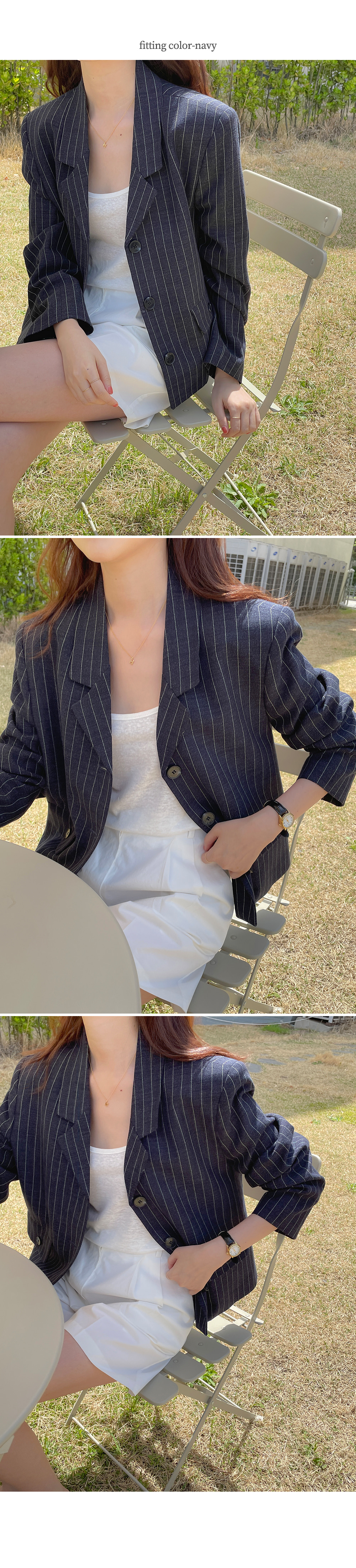 ストライプジャケット | レディースファッション通販 - DHOLIC