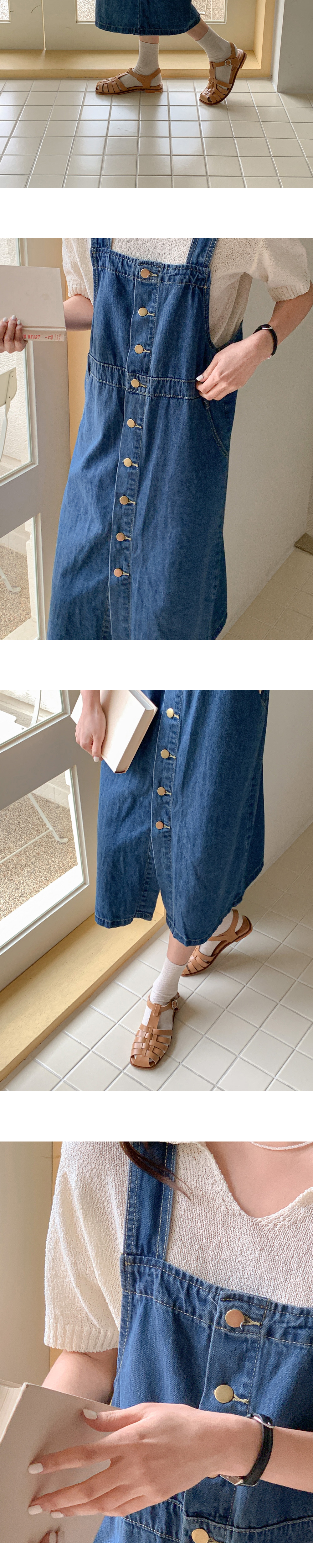 ◆FASHION NOVA◆フロントスリット ボタン デニムワンピース★ 1375595_20635501_k3.jpg