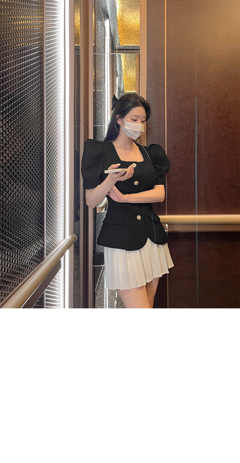 肩パッド入りツイードジャケット | レディースファッション通販 - DHOLIC