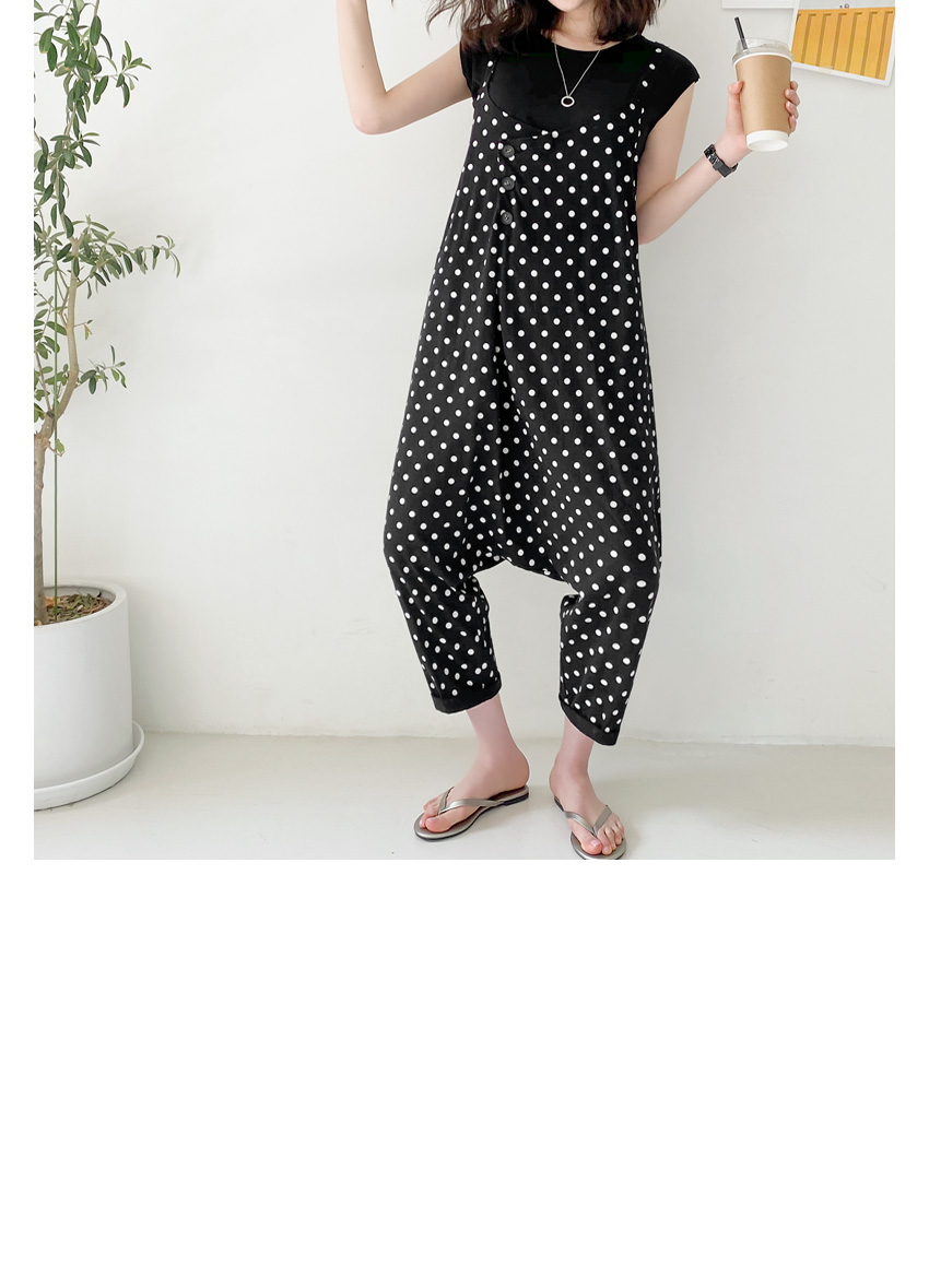 ブラックドットオールインワン | レディースファッション通販 - DHOLIC